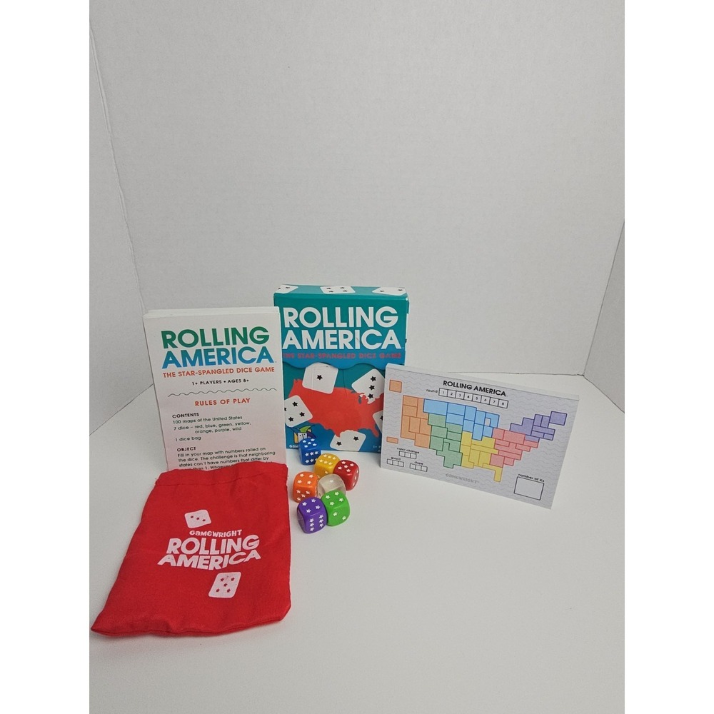 Gamewright Rolling America: The Star-Spangled Dice Game
